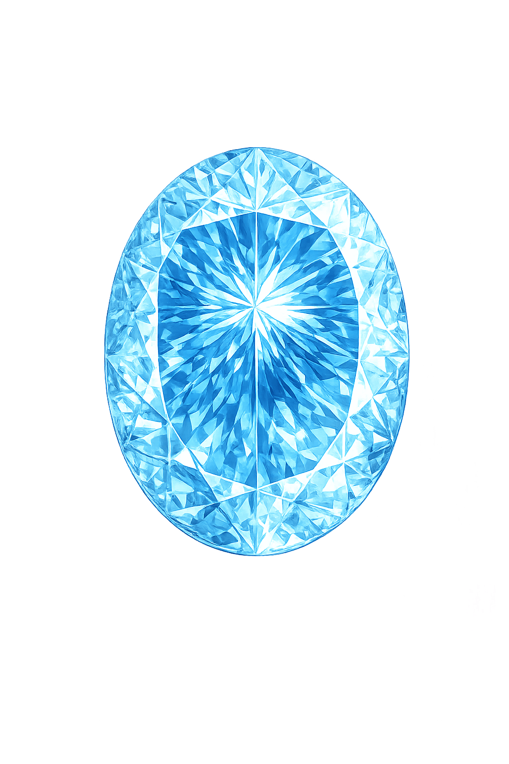 Oval Nano Sky Blue Light 145