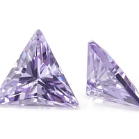 CZ Lavender Triangle