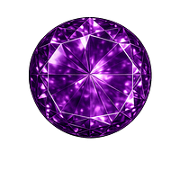 Cubic Zirconia Dark Amethyst AAA, Round