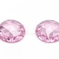 CZ PinkRose RoundRoseCut