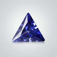 CZ Tanzanite Triangle