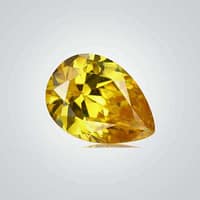 CZ Yellow Pear