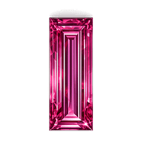Cubic Zirconia Pink AAA, Baguette