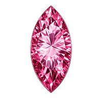 Cubic Zirconia Pink AAA, Marquise