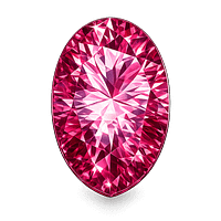 Cubic Zirconia Pink AAA, Oval