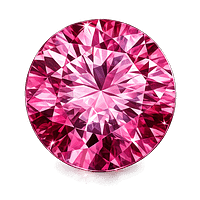 Cubic Zirconia Pink AAA, Round