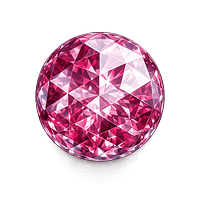 Cubic Zirconia Pink AAA, Round Rose cut