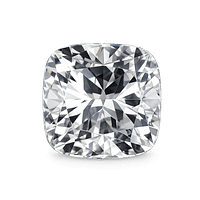 Cubic Zirconia White AAA, cushion