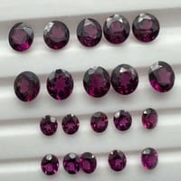 Natural Earth Mine Genuine Rhodolite 4