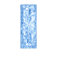 Baguette blue Sapphire Light 123
