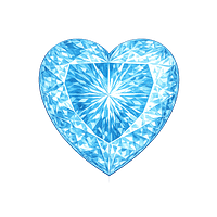 Heart Sky Blue Light 145