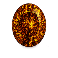 Oval Nano Citrine Dark 171