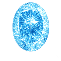 Oval Nano Sky Blue Light 145