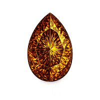 Pear Nano citrine Dark 171