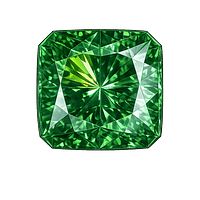 Square cut corner Nano tourmaline dark 131