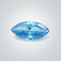 CZ Aquamarine Marquise