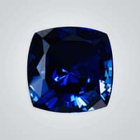 CZ BlueSapphire Cushion