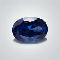 CZ BlueSapphire Oval