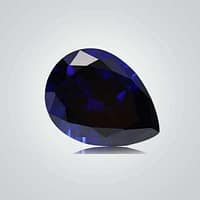 CZ BlueSapphire Pear