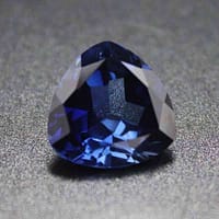 CZ BlueSapphire Trillion