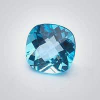 CZ BlueTopaz Cushion