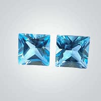 CZ BlueTopaz Square