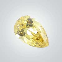 CZ CanaryYellow Pear