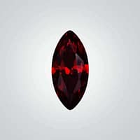 CZ Garnet Marquise