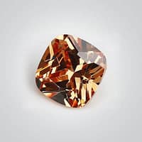 Cubic Zirconia Dark Champagne AAA, Cushion 12