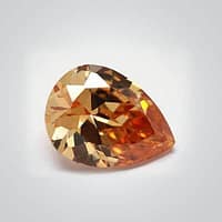 Cubic Zirconia Dark Champagne AAA, Pear
