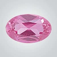 CZ Pink Oval