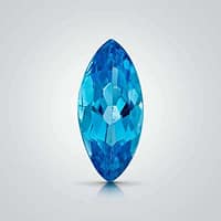 CZ SwissBlueTopaz Marquise