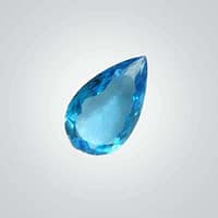 CZ SwissBlueTopaz Pear