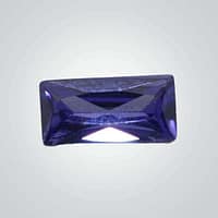 CZ Tanzanite Baguette