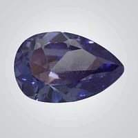 CZ Tanzanite Pear