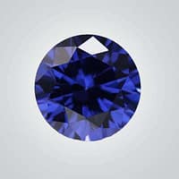 CZ Tanzanite Round