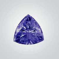 CZ Tanzanite Trillion
