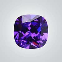 CZ Violet Cushion