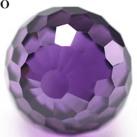 Cubic Zirconia Faceted Beads Amethyst