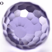 Cubic Zirconia Faceted Beads Lavander