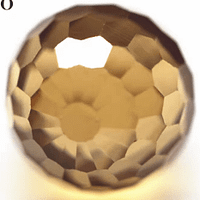 Cubic Zirconia Faceted Champagne