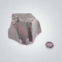 Cubic Zirconia Kunzite Rough
