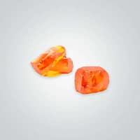 Cubic Zirconia Orange Rough