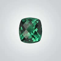 Hydrothermal Biron Emerald Cushion