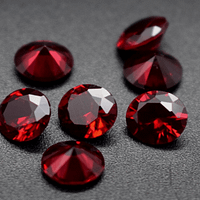 Lab Created Dark Garnet 10