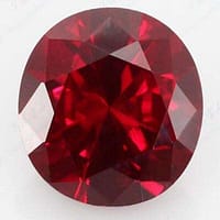 Lab Created Garnet 7 6