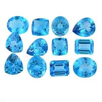Natural Earth Mine Genuine Swiss Blue Topaz 1