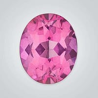 Naural Pink Topaz Oval
