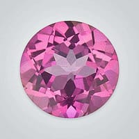 Naural Pink Topaz Round