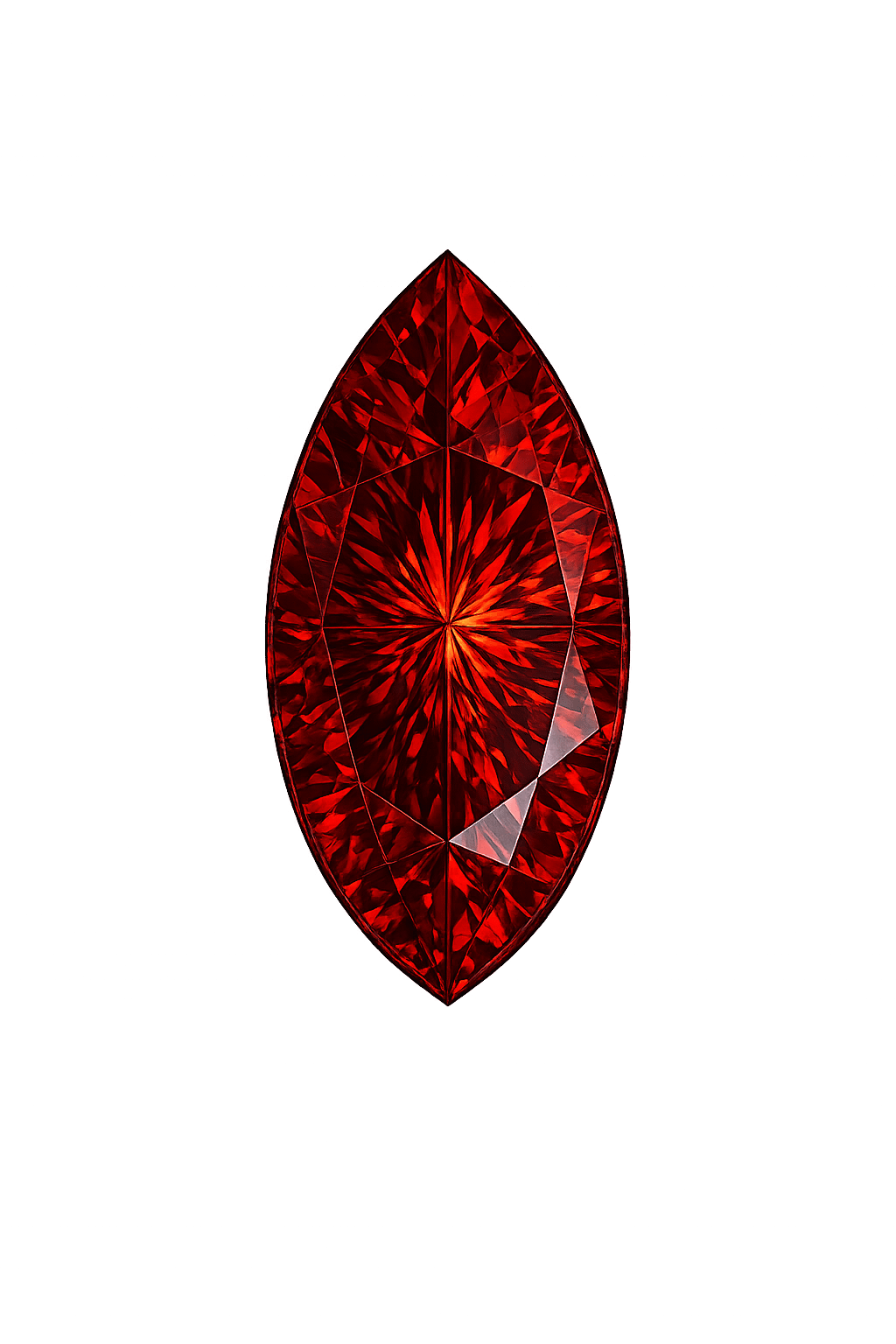 Marquise Nano garnet Medium 162